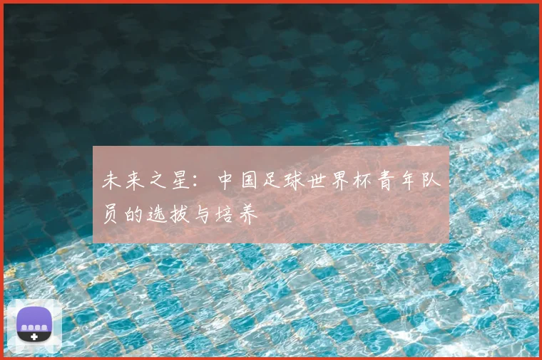 未来之星：中国足球世界杯青年队员的选拔与培养